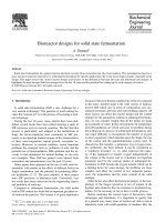 bioreactor designs for solid state fermentation