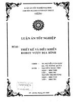 Thiết kế và điều khiển robot vượt địa hình