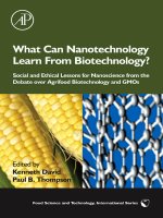 what can nanotechnology learn from biotechnology, 2008, p.361