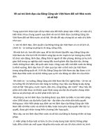 Qúa trình phát triển của đảng