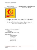 PHÂN TÍCH và xây DỰNG hệ THỐNG xử lý nước THẢI của một NHÀ máy