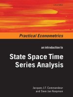an introduction to state space time series analysis aug 2007