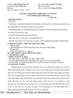 Giáo án ngữ văn lớp 11 kì 2