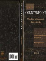 schenker. counterpoint. book 2