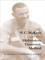 university alabama press w c mckern and the midwestern taxonomic method nov 2002