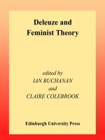 edinburgh university press deleuze and feminist theory sep 2000