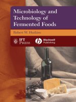 microbiology and technology of fermented foods 2006 - hutkins