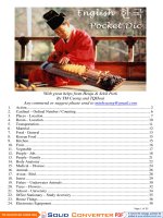 từ điển tiếng hàn bằng hình ảnh