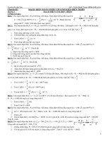 Mạch điện xoay chiều có linh kiện biến thiên