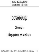 Bài giảng về Cơ sở dữ liệu