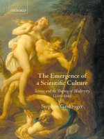 the emergence of a scientific culture science and the shaping of modernity 1210-1685 feb 2007
