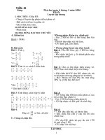 Giáo án lớp 4 tuần 25