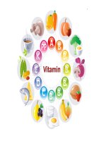 Bài giảng vitamin
