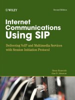 internet communications using sip delivering voip and multimedia services with session initiation protocol