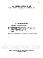 kỹ thuật thu thập và xử lý thông tin