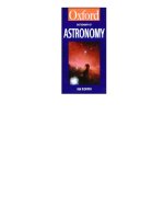 a dictionary of astronomy jan 1998