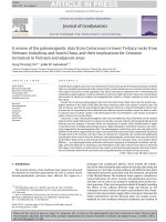 Một đánh giá các dữ liệu cổ từ đá từ kỷ Phấn trắng đến cận kỷ Đệ Tam từ Việt Nam, Đông Dương và Nam Trung Quốc, và những tác động của họ đối với kiến tạo địa tầng Kainozoi tại Việt Nam và khu vực lân cận