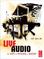 live audio [electronic resource] the art of mixing a show