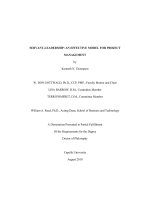 Servant-leadership An effective model for Project Management