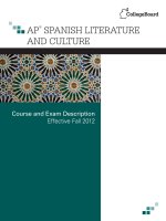 ap spanish literature and culture course and exam description