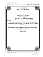 Đánh giá thực trạng tài chính và các giải pháp cải thiện tình hình tài chính tại công ty của công ty Cổ phần Prime Tiền Phong