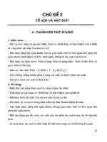 Chủ đề 2 tổ hợp và xác suất