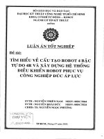 Tìm hiểu về cấu tạo robot 4 bậc tự do 4R và xây dựng hệ thống điều khiển robot phục vụ công nghiệp đúc áp lực
