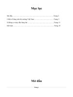 Tiểu luận: Dầu cho động cơ hàng hải