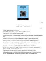 the mit press toward a science of consciousness iii the third tucson discussions and debates oct 1999