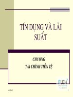 Bài giảng lý thuyết tài chính tiền tệ chương 3   đh kinh tế