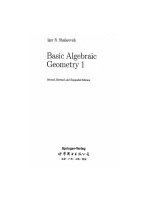 igor r  shafarevich, m  reid basic algebraic geometry 1 varieties in projective space  1994
