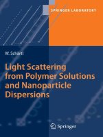 light scattering from polymer solutions and nanoparticle dispersions, 2007, p.200
