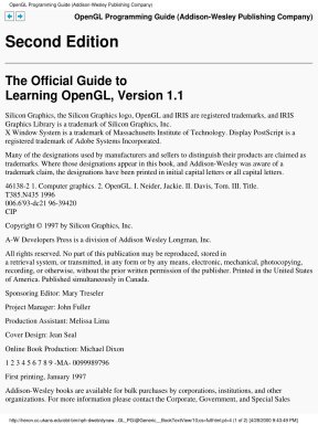 opengl programming guide