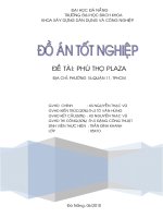 ĐỀ TÀI  PHÚ THỌ Plaza