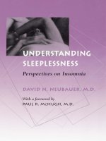 the johns hopkins university press understanding sleeplessness perspectives on insomnia sep 2003