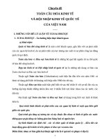 TOÀN CẦU HÓA KINH TẾ VÀ HỘI NHẬP KINH TẾ QUỐC TẾ CỦA VIỆT NAM