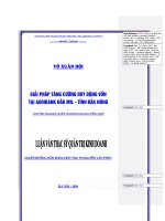 Giải pháp tăng cường huy động vốn tại Agribank ĐăkMil - Tỉnh Đăk Nông