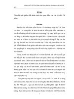 trình bày các phẩm chất nhân cách theo quan điểm của chủ tịch hồ chí minh