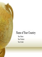 Name of your country