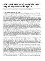 Bức tranh kinh tế hộ nông dân hiên nay và một số vấn đề đặt ra