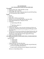 Tài liệu sinh học ôn thi đại học môn sinh, các thành phần tham gia sao chép ADN