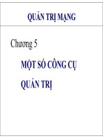 Chương 5- Một số công cụ quản trị