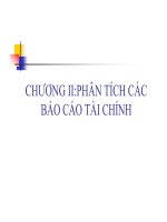 Chương 2 Phân tích các báo cáo tài chính