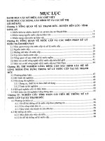 Nghiên cứu cải tiến hệ thống xử lý nước cấp cho khu dân cư xã Thạnh Đức - Huyện Bến Lức - Tỉnh Long An