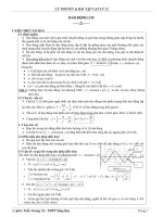 Dao động cơ học ôn thi đại học