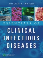 SÁCH CHUYÊN NGÀNH VỀ BỆNH NHIỄM TRÙNG (Essentials of clinical INFECTION DISEASE)