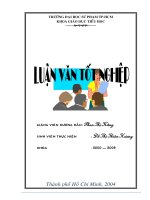 một nghiên cứu didactic về việc học tập giải toán đơn có liên quan đến phép cộng, phép trừ ở học sinh lớp 1 và 2