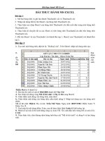 BÀI THƯC HÀNH MS EXCEL