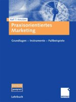 kreutzer, praxisorientiertes marketing, grundlagen - instrumente - fallbeispiele (2006)