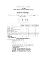 Giáo án hóa học lớp 9 cơ bản trọn bộ